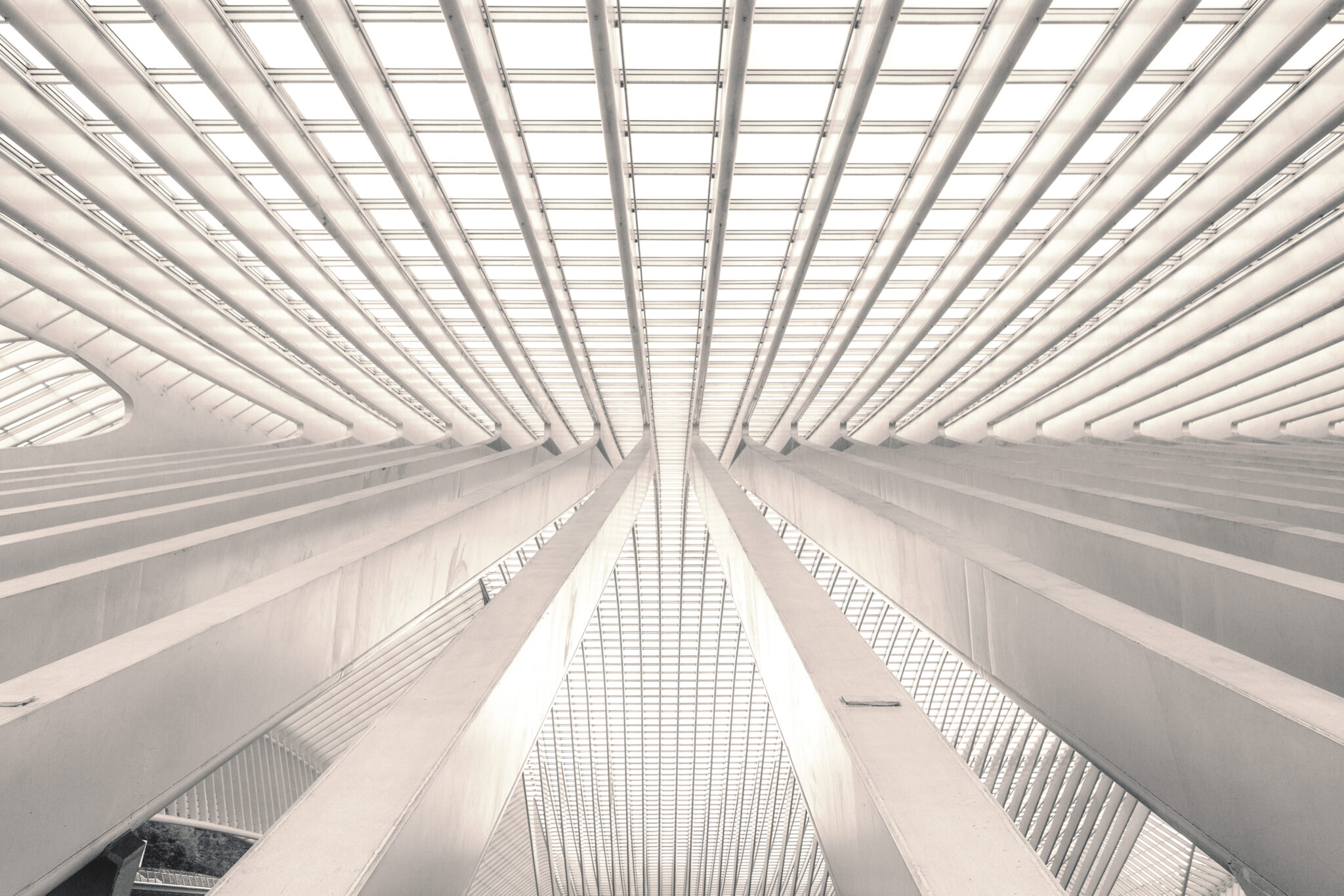 Bahnhofsdach in Lüttich